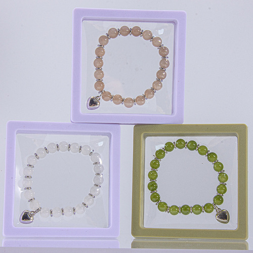 Handmade luxury fashion bracelet for women, crystal beaded necklace with natural stone, stylish and elegant, perfect for couples.