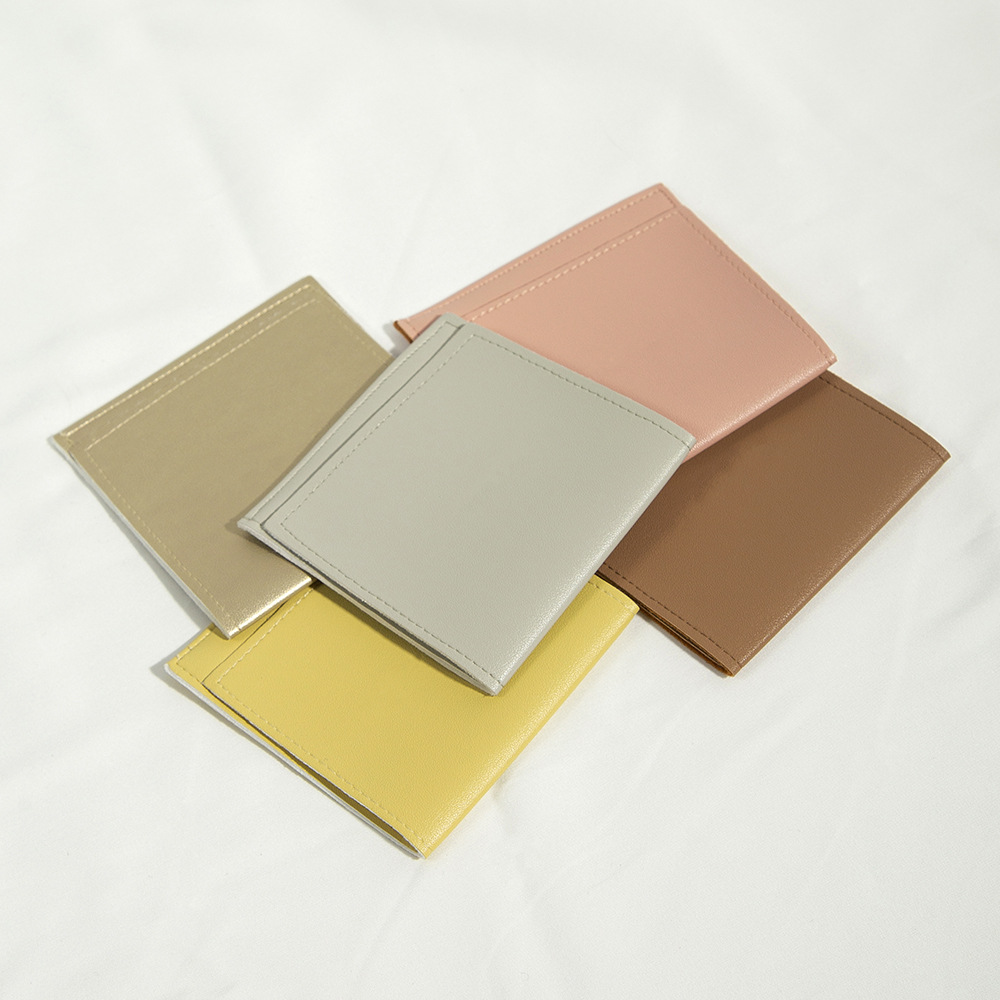 10g Weight Jewelry Packaging Bags Classification 1 Piece Quantity Home, Daily Occasion Pu Leather Material Letter Pattern Modern Style, Simple Style Style 1 Piece Pu Leather Modern Style Simple Style Home Daily Letter Jewelry Packaging Bags 6