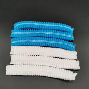 Shandong Manufacturer Produces Disposable Non-Woven Mesh Caps Customized 18inch 19inch 21inch Anti-Hair Loss Strip Caps