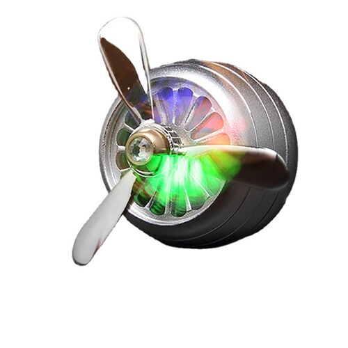 Manufacturer wholesale car accessories Air Force Three 3 air conditioning outlet car perfume fan propeller aromatherapy