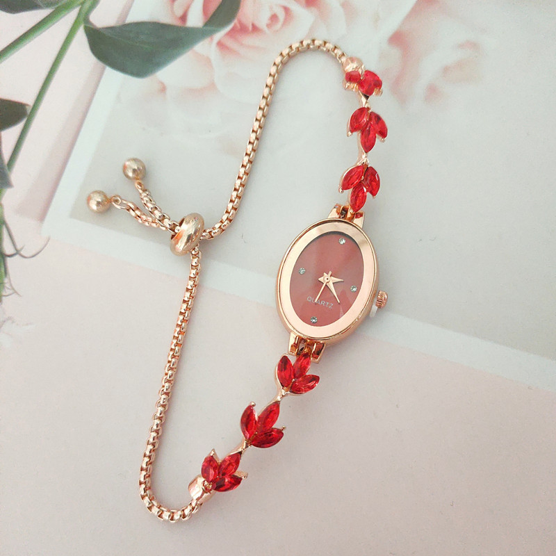 Watch Classification Simple Style Commute Solid Color Buckle Quartz Watch Women's Watches
