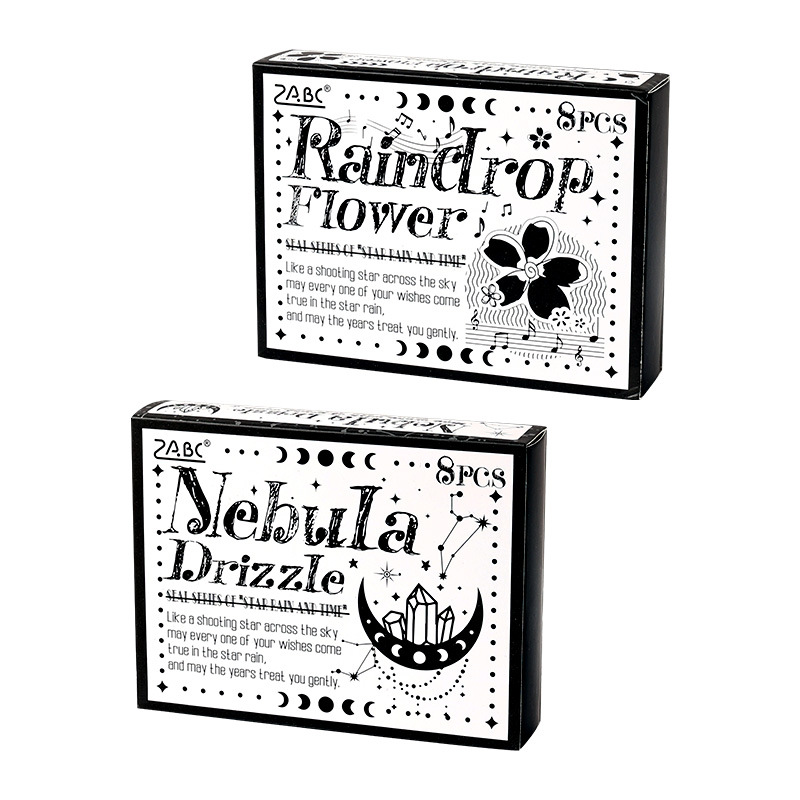 Lluvia de estrellas, años fugaces, sello de madera, tema de cielo estrellado, sello de libro de arte retro, sello de libro de manos, sello de material de bricolaje