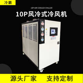 10P风冷式工业冷水机 密封箱式冷冻机10P注塑水循环低温制冷机