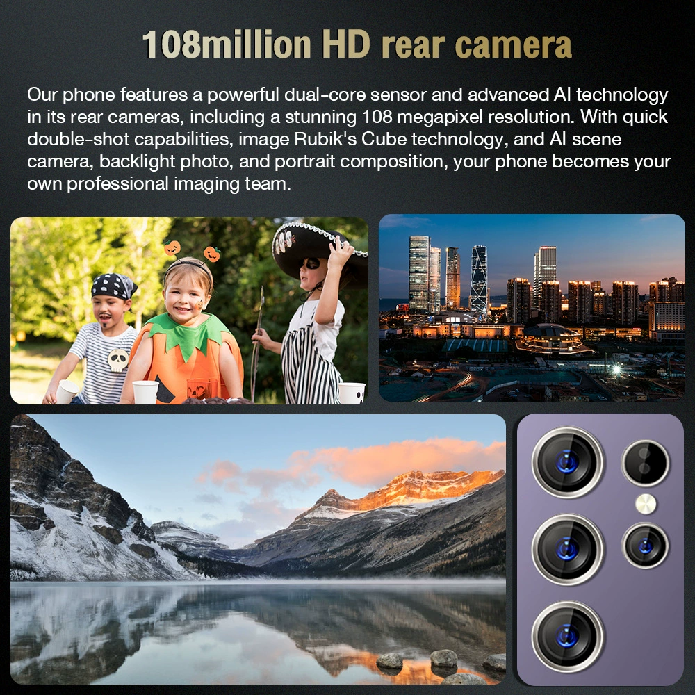 Смартфон S24 Ultra, 7,3" 5G, 16 ГБ + 1 ТБ, камеры 50 МП+108 МП