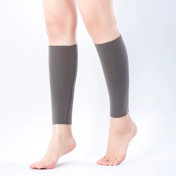 One-piece fleece leg warmers for keeping old cold legs warm, thin style for men and women, leg socks for ankle and foot protection, anti-cold ankle guards