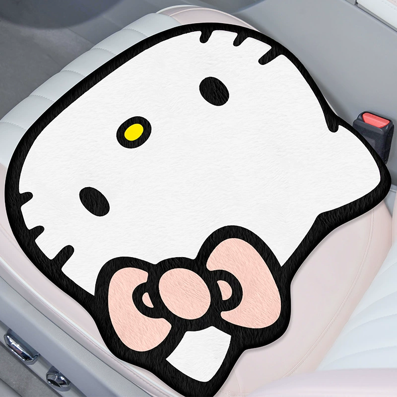 美车仔 Plush cartoon seat, three dimensional winter universal pillow