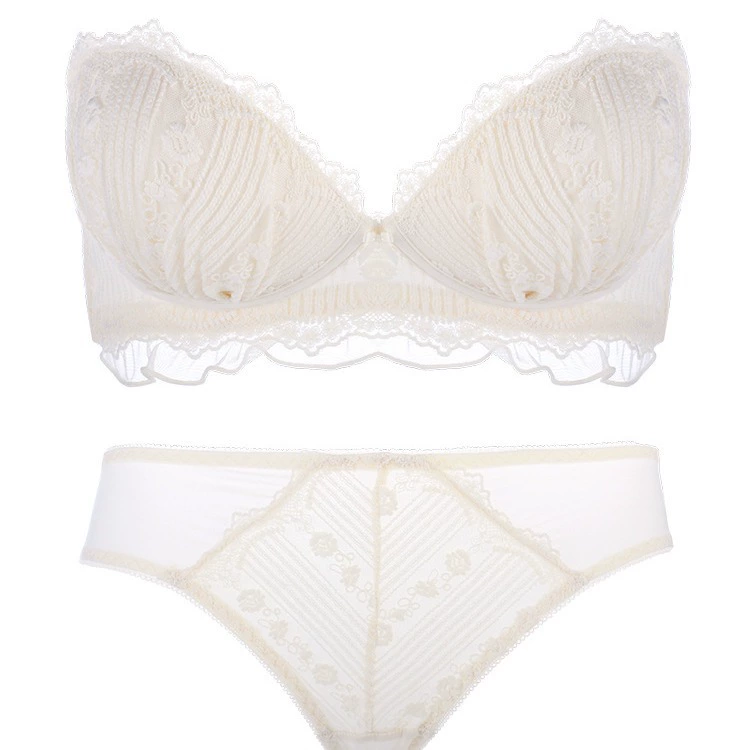 Underwear, non-slip wireless bra, set
