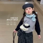儿童宝宝女童卡通毛衣
