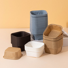 Wholesale rolled edge cupcake paper tray cup small muffin cup mold baking steam oven air fryer special resistant