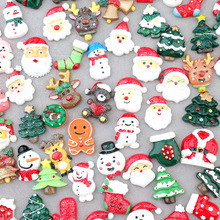 手机壳树脂配件奶油胶材料铃铛圣诞老人圣诞树雪人包DIY发饰头饰