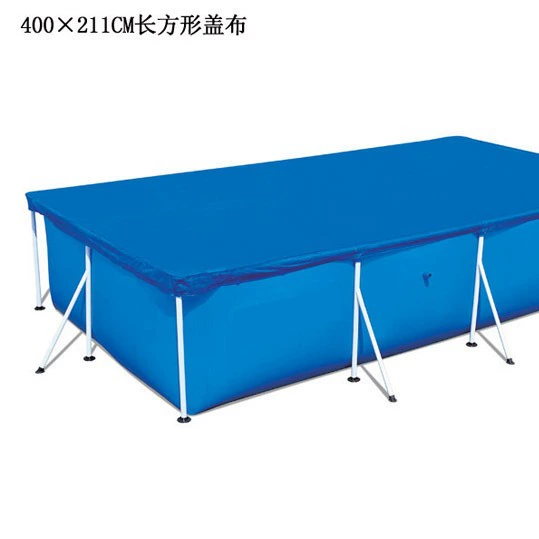 Pool Cover (Thickened) — Dust Protective Lid, Blue, Multiple Shapes & Sizes