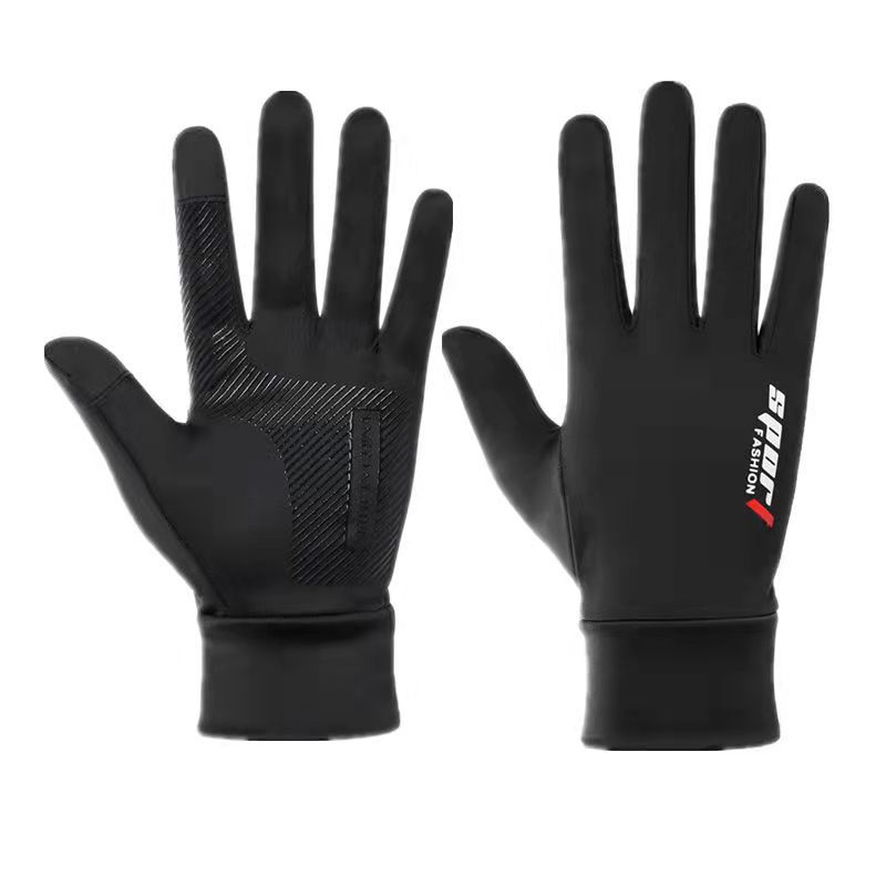 Cotton Half Finger Gloves, Driving Leaks 2 Fingers Fishing Half Finger Gloves, Cycling Sporty Half Finger Gloves for Men and Women