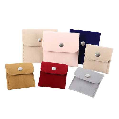 Fleece Fabric Zero Wallet Jewelry Accessories Jewelry Storage Bag Earphone Lipstick Packaging Bag Purse Small Treasure Bag Wholesale