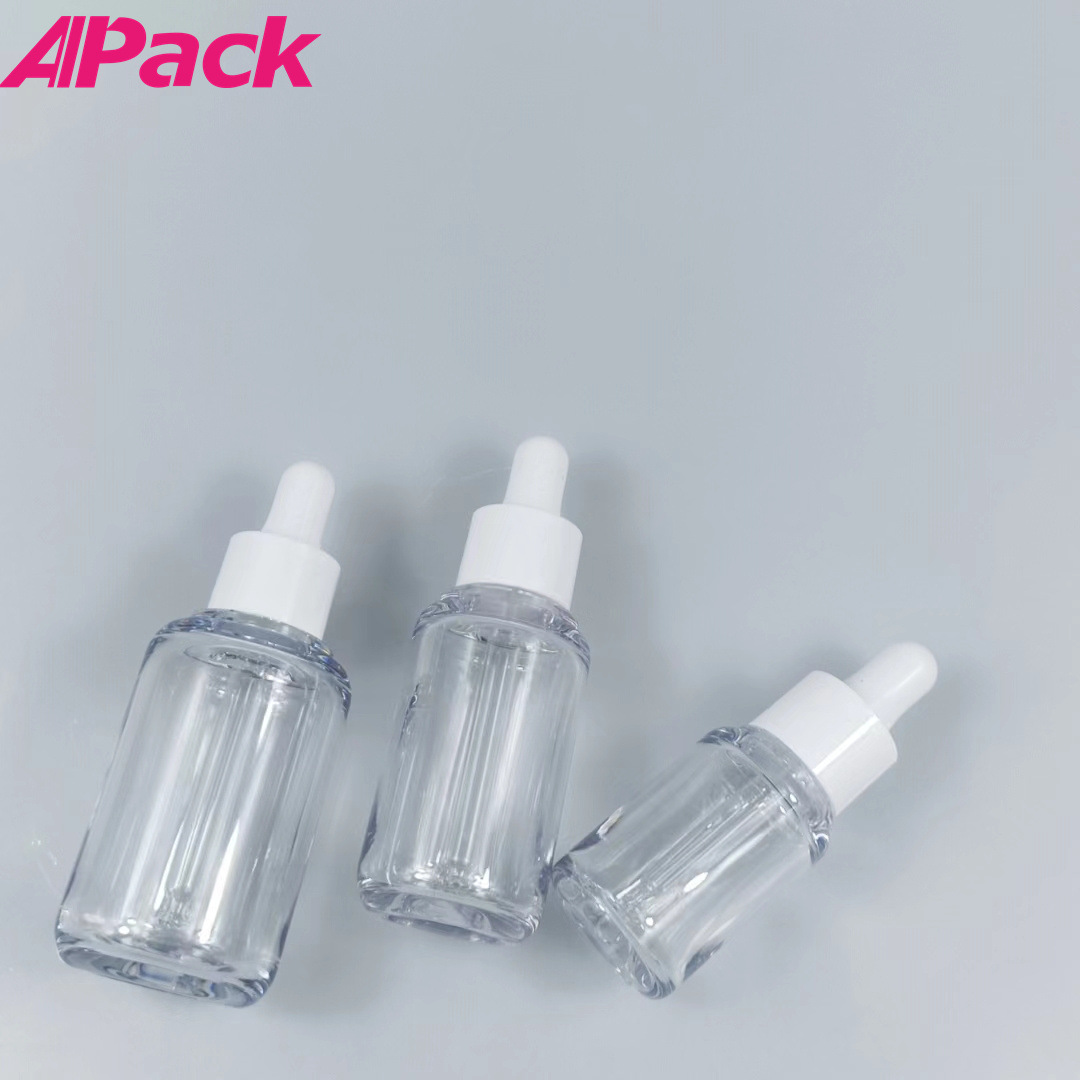 塑料滴管瓶 20ml 30ml 50ml精油瓶厚底精华塑料 原液瓶 滴管瓶