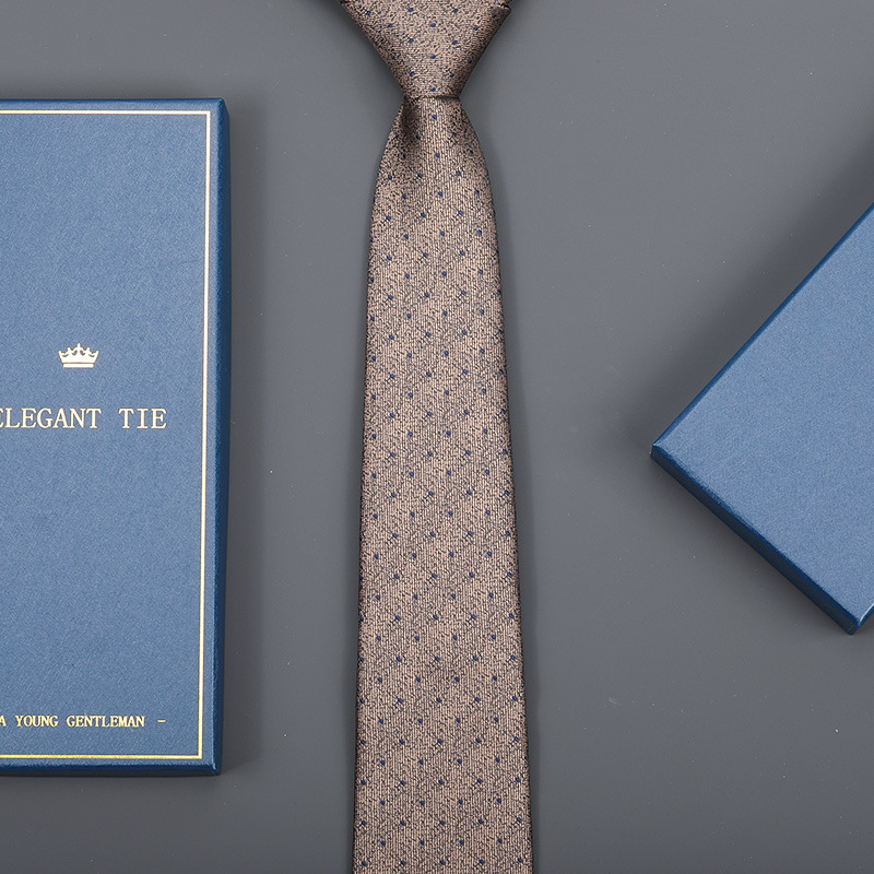 8cm 샴페인 도트 핸드메이드 [롱 선물박스]