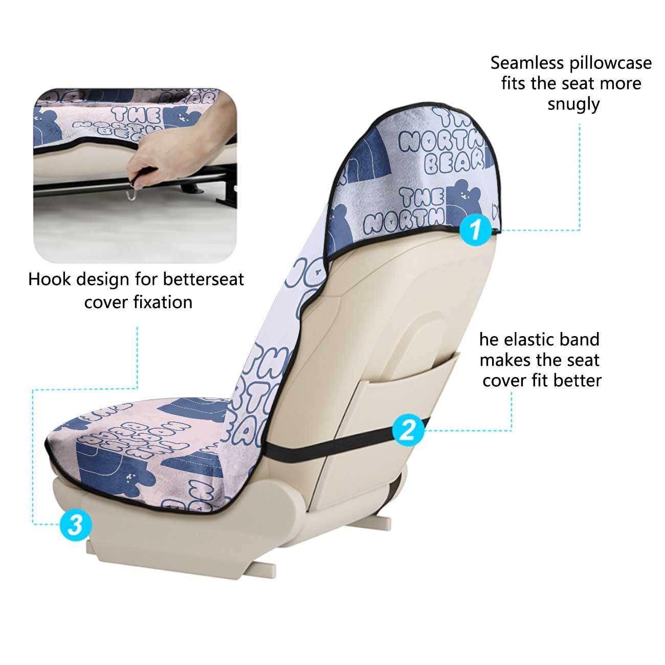 Car seat towel cover front seat protector suitable for gym and exercise, universal for all seasons, car use 44