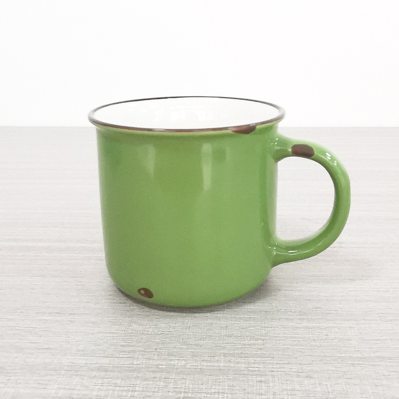 Taza de agua de procesamiento de lotes pequeños tazas de cerámica LOGO taza de agua taza de marca blanca taza de cerámica taza de café