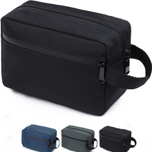 跨境手提便携双层化妆包多功能数码包防水阳离子旅行袋收纳洗漱包