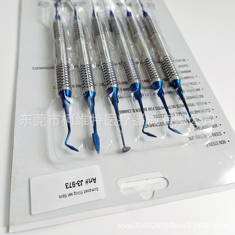 Kit de relleno de resina dental herramienta de relleno de implante de restauración estética dental instrumento oral