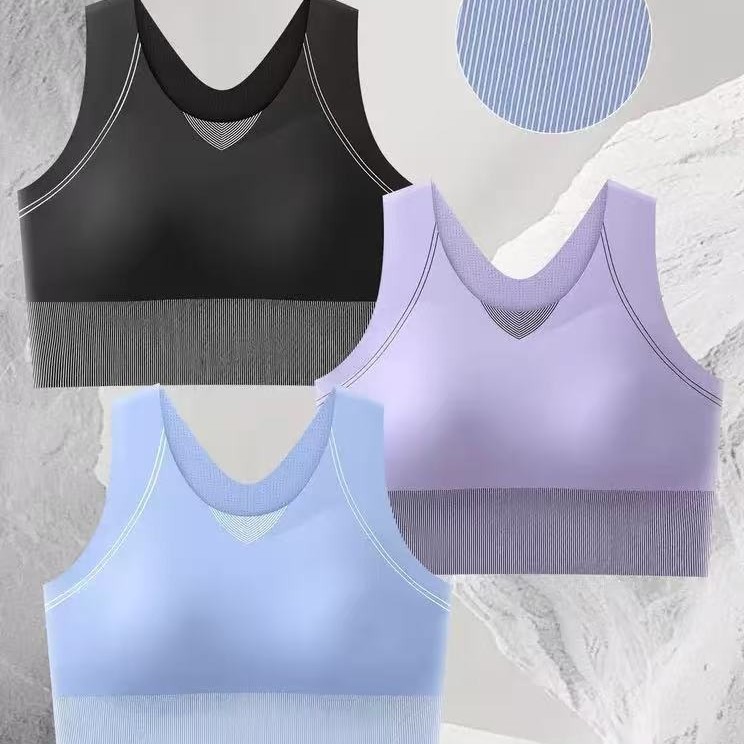One-Cup Sports Bra for Women, Fitness, Beautiful Back, Running, Aerobics, Shock-Proof, High-Elastic Yoga Vest, Women's Intimates