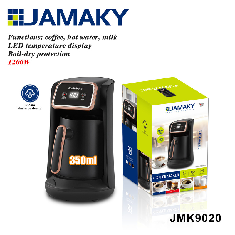 JAMAKY Italian espresso machine for home kitchen, small semi-automatic slow-brew coffee maker JAMAKY Italian espresso machine for home kitchen, small semi-automatic slow-brew coffee maker