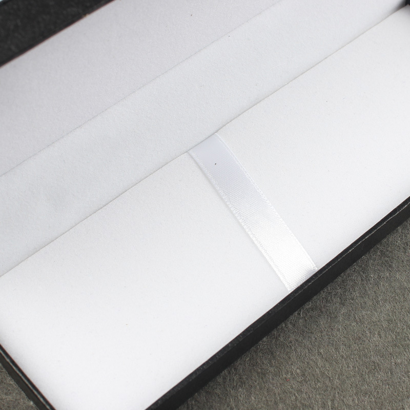 厂家批发黑色翻盖笔盒创意学生文具盒纸质 钢笔盒硬盒礼品盒礼物