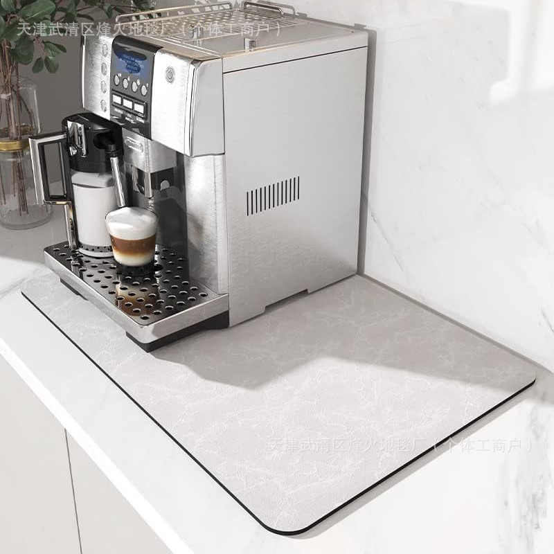 Transfronterizo sólido almohadilla de barro de diatomeas almohadilla de cafetera de absorción de mármol almohadilla de drenaje de agua almohadilla de aislamiento térmico de mesa de comedor Amazon