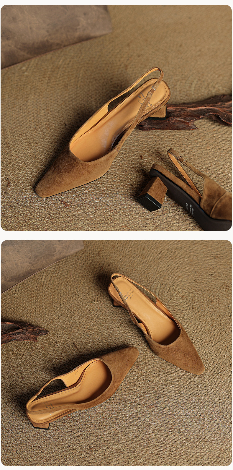 Sandal cao gót nữ hở mũi gót thô 4 cm, phong cách Hàn Quốc, đi làm — đen chi tiết 24