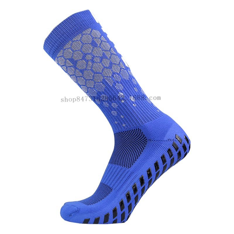 Honeycomb Mesh Style Towel Bottom Football Socks Professional Game Training Non-slip Football Socks