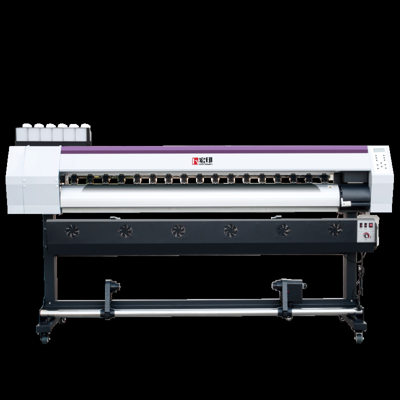 Impresora piezoeléctrica de seis colores de 1,8 metros de alta precisión para interiores y exteriores impresora de pintura decorativa de lienzo de papel de arroz