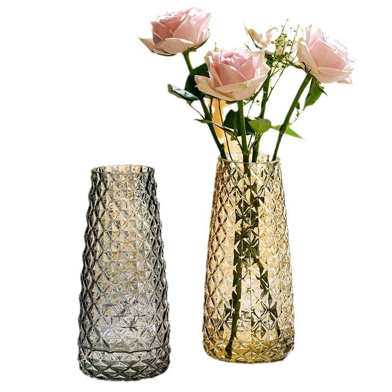 Стеклянная ваза Advances Simple Creative Transparent Polying Tower Rose Flower Bottle INS Wind Living Room Flower Arrangement