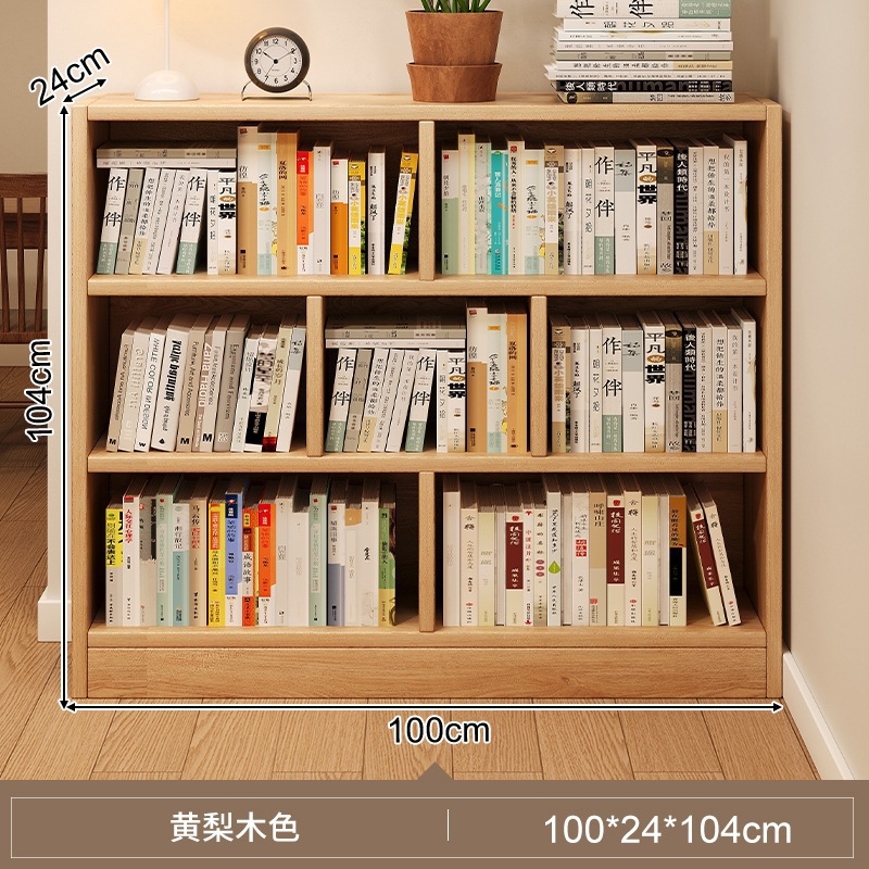 Estante de libros sala de estar estante de almacenamiento estante de escritorio de piso estante de almacenamiento de dormitorio hogar estante de almacenamiento de pared simple estante de cuadrillas multicapa