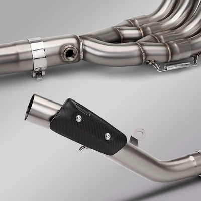 Motorcycle exhaust pipe, Pipe Modification, Stainless Steel Split