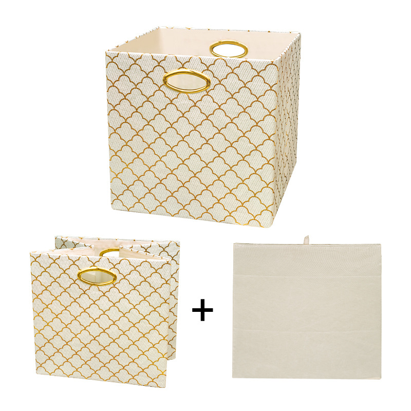 收纳盒布艺家用收纳盒子折叠盒衣柜衣服衣物被子储物整理箱盒神器