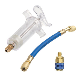Air-conditioned car oil spray dye Spray tool 1 oz 1/4 "pure liquid oil coolant filling pipe