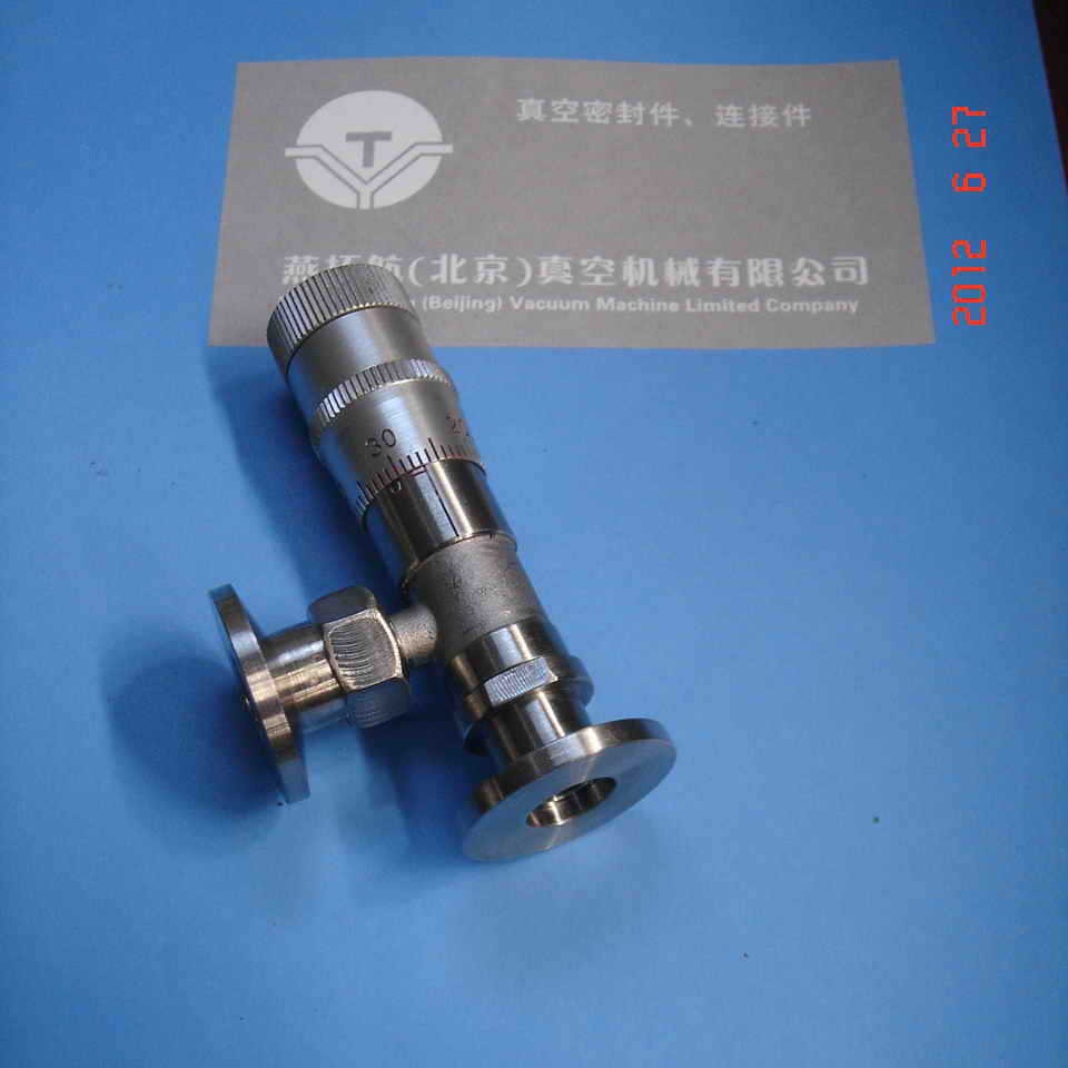 304不锈钢GW-KF10真空充气阀 真空微调阀 手动真空充气阀 真空阀