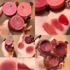 【Send Lip Brush】Main Character Small Color Can Lip Mud Lip Glaze Velvety Matte Mousse Fog Lip Glaze Student Portable