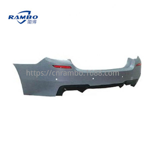 Suitable for Bmw 5 Series F10 M5 Rear Bumper Protective Cover with Pcd Hole Double Outlet Diffuser 2010-2013