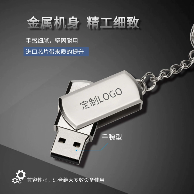 Металлическая высокоскоростная USB-флешка, 32 ГБ, подарок на день рождения, 4 ГБ, 8 ГБ, 16 ГБ, 64 ГБ