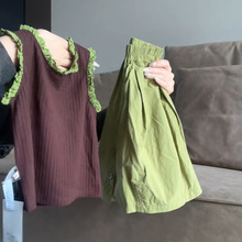 豆豆衣橱 糖麦卡2025夏季新款儿童套装裤子杂款 织里童装工厂货源