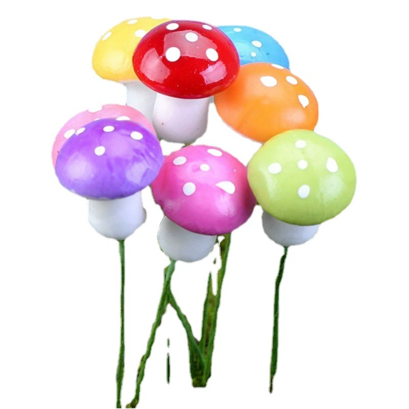 Моделирование растений пена гриб цвет Гриб маленький гриб микро пейзаж бонсай украшения аксессуары