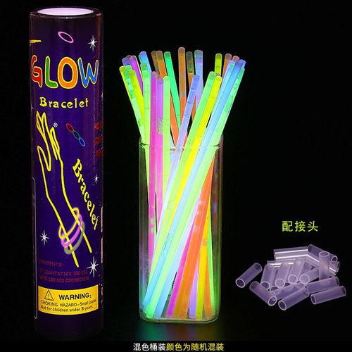 Glow sticks flash sticks glow sticks concert evening party toys with connectors disposable luminous sticks wholesale