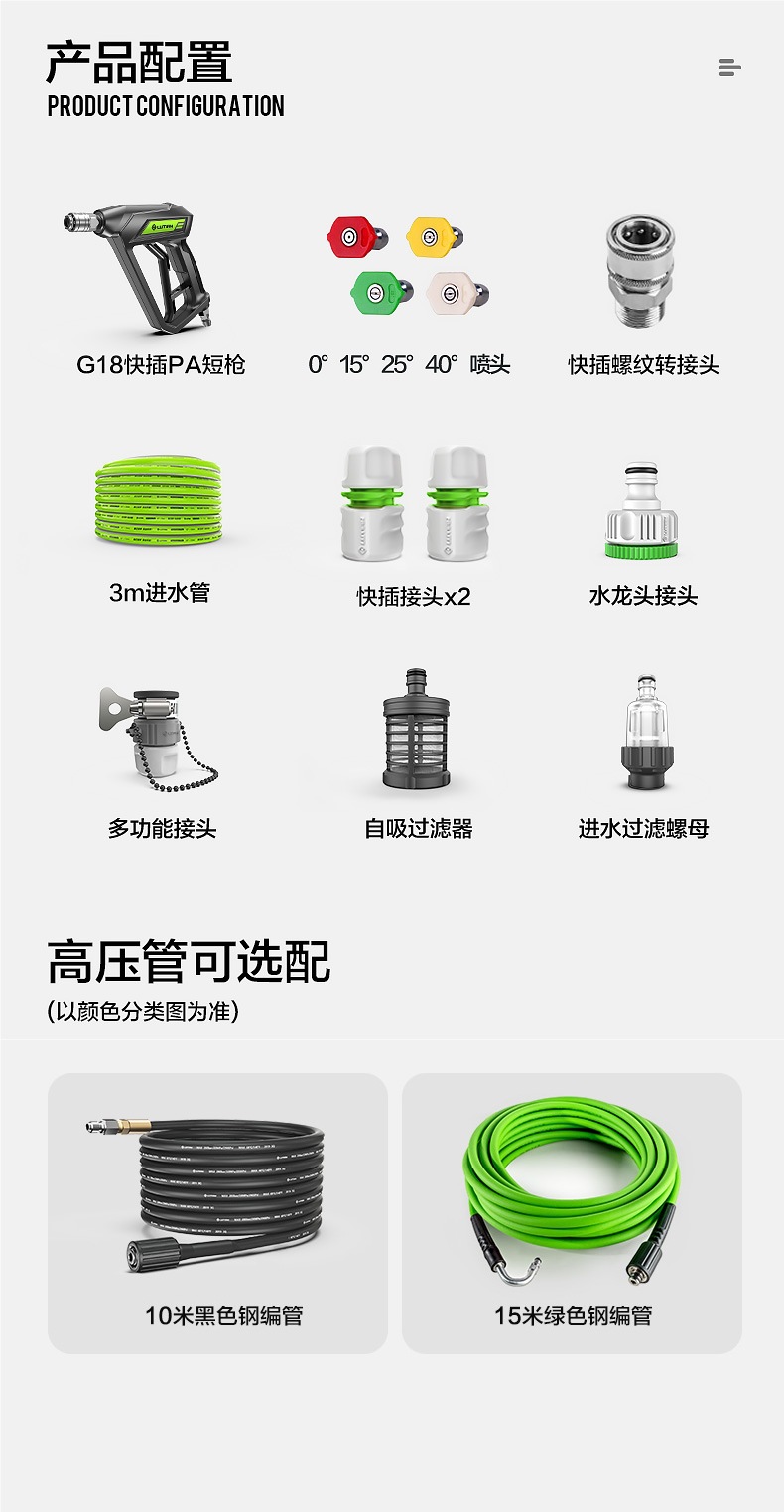 Greenfield Commercial Car Washing Machine Titan High-Power Ultra-High Pressure Cleaning Machine Water Gun Car Washing Water Pump Household 220V Artifact