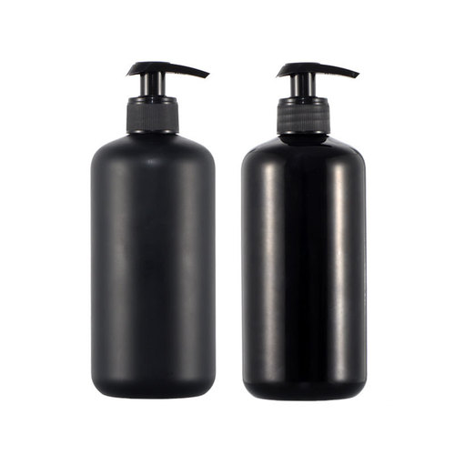 High-looking, round-shouldered, transparent 500ml lotion press bottle, divided bottle, shower gel, shampoo empty bottle