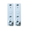 2 plastic racks