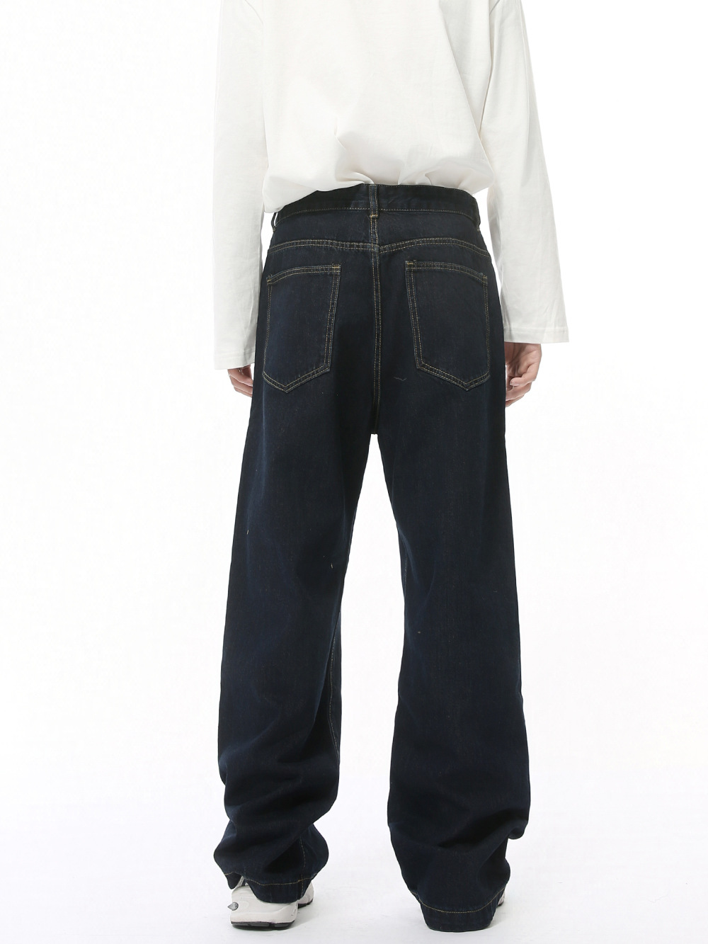 MTLCLOTHES Hombres| Nuevos productos de cuatro estaciones coreanos simplificados de descomposición de lavadoras jeans casuales sueltos