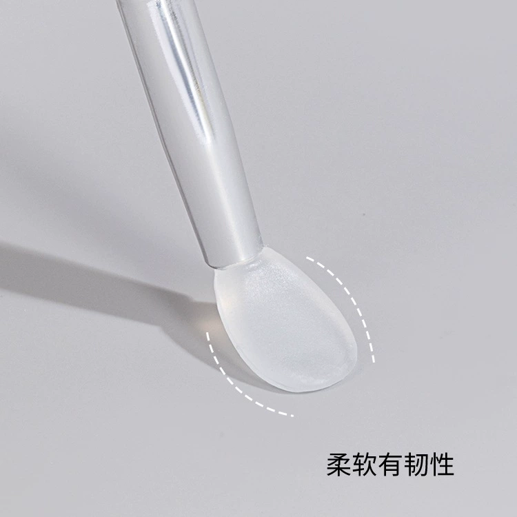 Transparent Silicone Glue Stick for Manicure — Reusable Pen-Cap Applicator for Nail Powder & Sequins