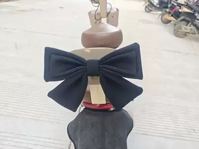 Motosiklet dəbilqələri Red Double Layer Large - black-bow-base-3m-glue