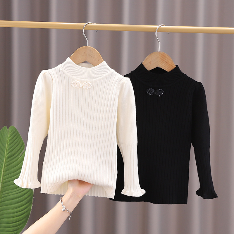 Girls Thin Sweater for Spring and Autumn Popular for Export