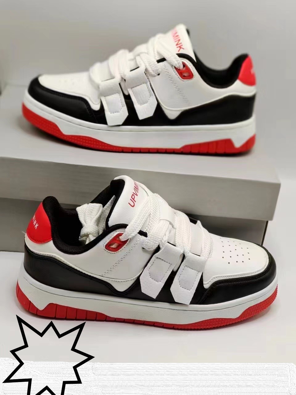 2024 Student Leisure Street Photo Instagram: Low cut, thick sole, high board women, Han Yuansu, sports shoes for men_voghion.com